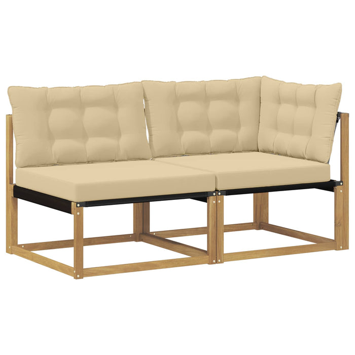 Unități de canapea sectională cu pernă Alb 162,5 x 83 x 73 cm - WALTI WALTI