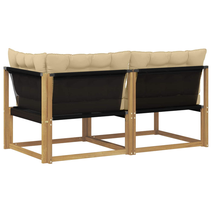 Unități de canapea sectională cu pernă Alb 162,5 x 83 x 73 cm - WALTI WALTI