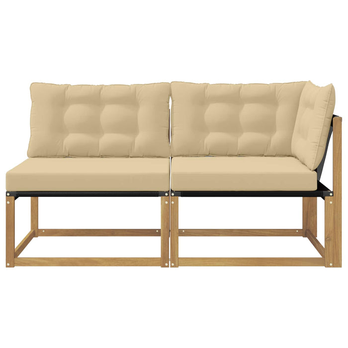 Unități de canapea sectională cu pernă Alb 162,5 x 83 x 73 cm - WALTI WALTI
