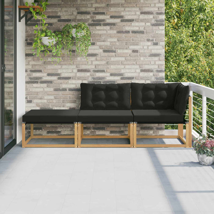 Unități de canapea sectională cu pernă Alb 241,5 x 83 x 73 cm - WALTI WALTI
