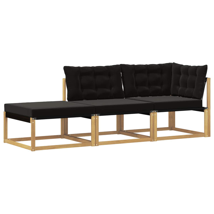 Unități de canapea sectională cu pernă Alb 241,5 x 83 x 73 cm - WALTI WALTI