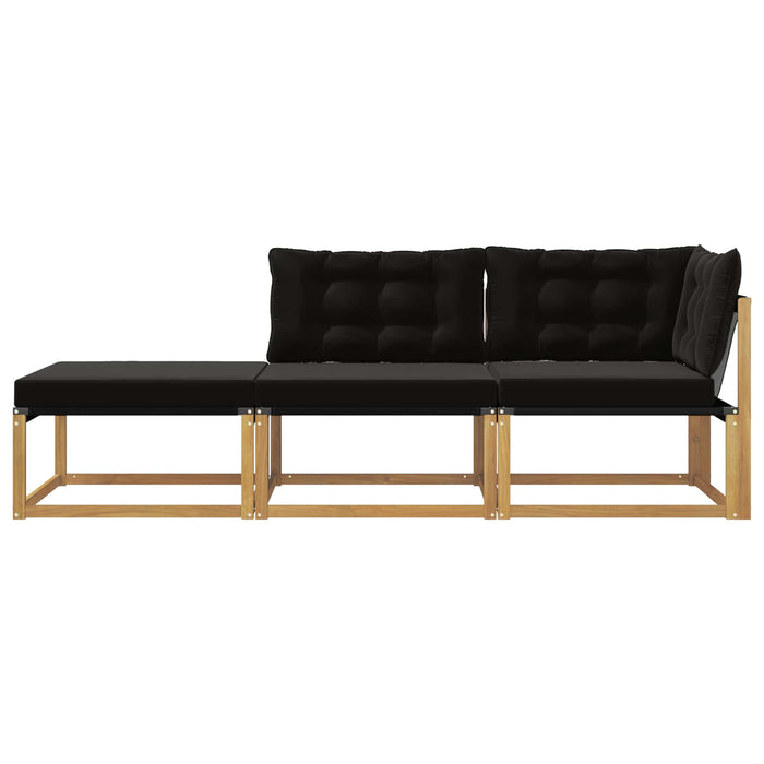 Unități de canapea sectională cu pernă Alb 241,5 x 83 x 73 cm - WALTI WALTI