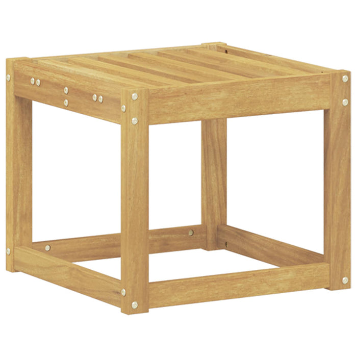 Bancă de exterior Alb 43 x 43 x 37 cm Lemn Solid de Acacia - WALTI WALTI