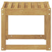 Bancă de exterior Alb 43 x 43 x 37 cm Lemn Solid de Acacia - WALTI WALTI
