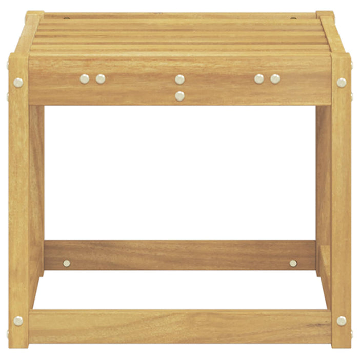 Bancă de exterior Alb 43 x 43 x 37 cm Lemn Solid de Acacia - WALTI WALTI