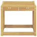 Bancă de exterior Alb 43 x 43 x 37 cm Lemn Solid de Acacia - WALTI WALTI