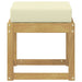 Bancă de exterior Alb 43 x 43 x 45 cm Lemn Solid de Acacia - WALTI WALTI