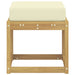 Bancă de exterior Alb 43 x 43 x 45 cm Lemn Solid de Acacia - WALTI WALTI