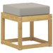 Bancă de exterior Alb 43 x 43 x 45 cm Lemn Solid de Acacia - WALTI WALTI