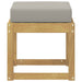 Bancă de exterior Alb 43 x 43 x 45 cm Lemn Solid de Acacia - WALTI WALTI