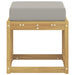 Bancă de exterior Alb 43 x 43 x 45 cm Lemn Solid de Acacia - WALTI WALTI