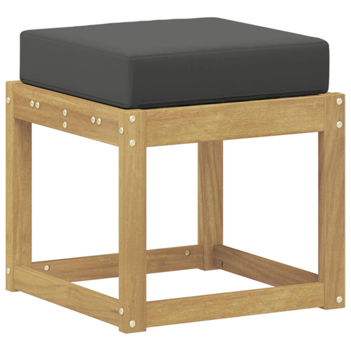 Bancă de exterior Alb 43 x 43 x 45 cm Lemn Solid de Acacia - WALTI WALTI