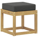 Bancă de exterior Alb 43 x 43 x 45 cm Lemn Solid de Acacia - WALTI WALTI