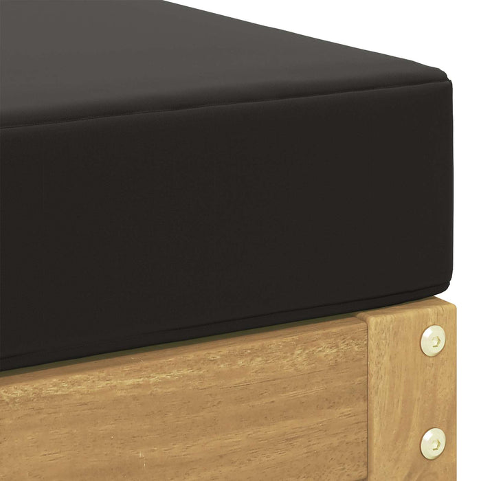 Bancă de exterior Alb 43 x 43 x 45 cm Lemn Solid de Acacia - WALTI WALTI