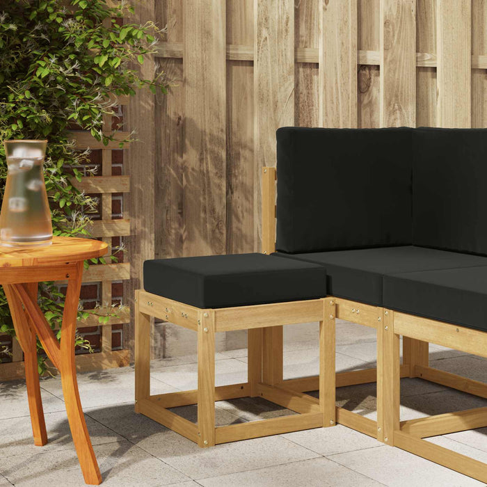 Bancă de exterior Alb 43 x 43 x 45 cm Lemn Solid de Acacia - WALTI WALTI