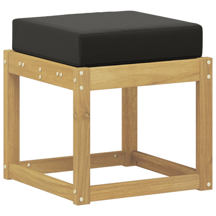 Bancă de exterior Alb 43 x 43 x 45 cm Lemn Solid de Acacia - WALTI WALTI
