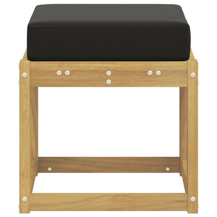 Bancă de exterior Alb 43 x 43 x 45 cm Lemn Solid de Acacia - WALTI WALTI