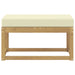 Bancă de exterior Alb 80 x 43 x 45 cm Lemn Solid de Acacia - WALTI WALTI