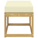Bancă de exterior Alb 80 x 43 x 45 cm Lemn Solid de Acacia - WALTI WALTI