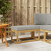 Bancă de exterior Alb 80 x 43 x 45 cm Lemn Solid de Acacia - WALTI WALTI