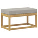 Bancă de exterior Alb 80 x 43 x 45 cm Lemn Solid de Acacia - WALTI WALTI