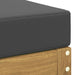 Bancă de exterior Alb 80 x 43 x 45 cm Lemn Solid de Acacia - WALTI WALTI