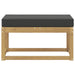 Bancă de exterior Alb 80 x 43 x 45 cm Lemn Solid de Acacia - WALTI WALTI