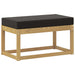 Bancă de exterior Alb 80 x 43 x 45 cm Lemn Solid de Acacia - WALTI WALTI