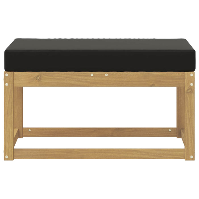 Bancă de exterior Alb 80 x 43 x 45 cm Lemn Solid de Acacia - WALTI WALTI