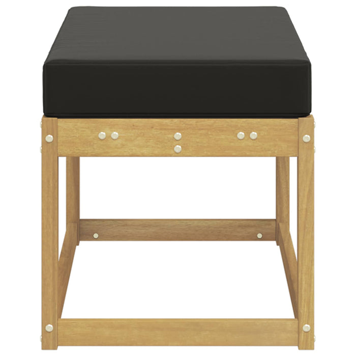 Bancă de exterior Alb 80 x 43 x 45 cm Lemn Solid de Acacia - WALTI WALTI