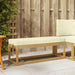 Bancă de exterior Alb 115 x 43 x 45 cm Lemn Solid de Acacia - WALTI WALTI