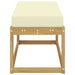 Bancă de exterior Alb 115 x 43 x 45 cm Lemn Solid de Acacia - WALTI WALTI