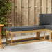 Bancă de exterior Alb 115 x 43 x 45 cm Lemn Solid de Acacia - WALTI WALTI