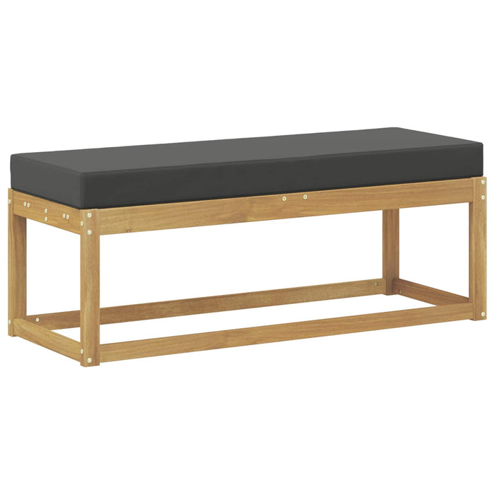 Bancă de exterior Alb 115 x 43 x 45 cm Lemn Solid de Acacia - WALTI WALTI