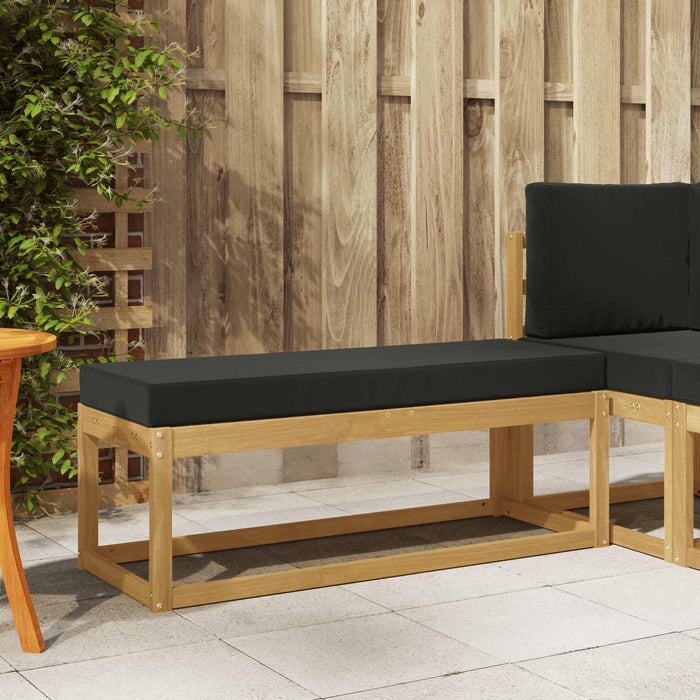 Bancă de exterior Alb 115 x 43 x 45 cm Lemn Solid de Acacia - WALTI WALTI