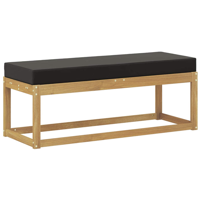 Bancă de exterior Alb 115 x 43 x 45 cm Lemn Solid de Acacia - WALTI WALTI
