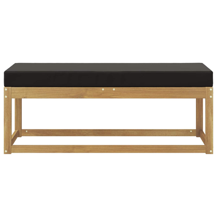 Bancă de exterior Alb 115 x 43 x 45 cm Lemn Solid de Acacia - WALTI WALTI