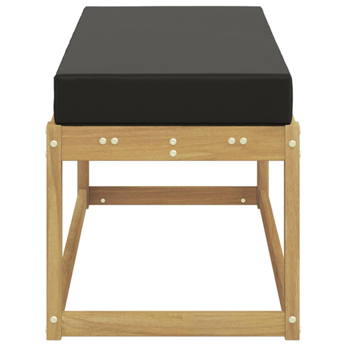 Bancă de exterior Alb 115 x 43 x 45 cm Lemn Solid de Acacia - WALTI WALTI