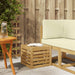 Set de canapele de exterior Alb 35 x 38 x 37 cm - WALTI WALTI