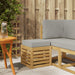 Bancă de exterior Alb 43 x 43 x 45 cm Lemn Solid de Acacia - WALTI WALTI