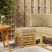 Bancă de exterior Alb 43 x 43 x 45 cm Lemn Solid de Acacia - WALTI WALTI
