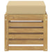 Bancă de exterior Alb 43 x 43 x 45 cm Lemn Solid de Acacia - WALTI WALTI