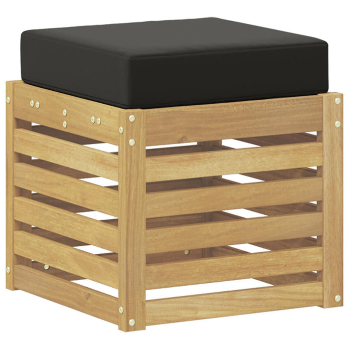 Bancă de exterior Alb 43 x 43 x 45 cm Lemn Solid de Acacia - WALTI WALTI