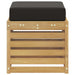 Bancă de exterior Alb 43 x 43 x 45 cm Lemn Solid de Acacia - WALTI WALTI