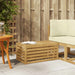 Bancă de exterior Alb 79 x 43 x 37 cm Lemn Solid de Acacia - WALTI WALTI