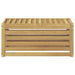 Bancă de exterior Alb 79 x 43 x 37 cm Lemn Solid de Acacia - WALTI WALTI