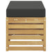 Bancă de exterior Alb 80 x 43 x 45 cm Lemn Solid de Acacia - WALTI WALTI