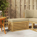 Bancă de exterior Alb 80 x 43 x 45 cm Lemn Solid de Acacia - WALTI WALTI