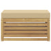 Bancă de exterior Alb 80 x 43 x 45 cm Lemn Solid de Acacia - WALTI WALTI
