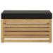 Bancă de exterior Alb 80 x 43 x 45 cm Lemn Solid de Acacia - WALTI WALTI